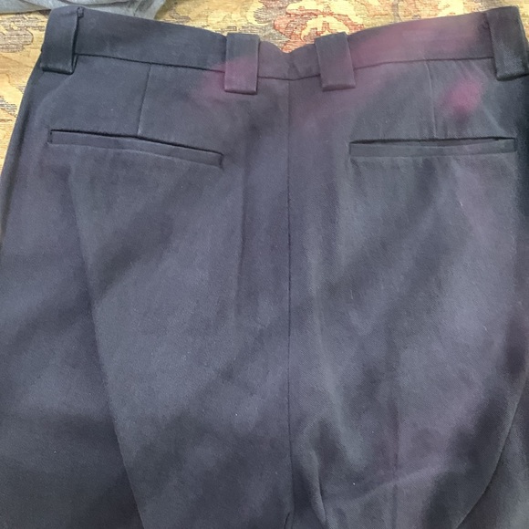Men’s Olive Trousers Navy - Picture 5 of 5